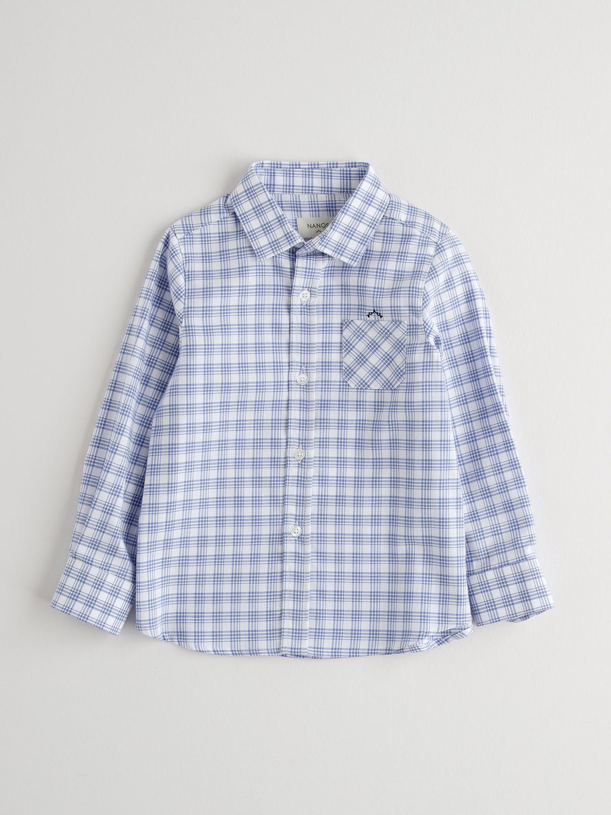 GRANDWISH Boys Long Sleeve Check Shirts for Girls 2-12 Years