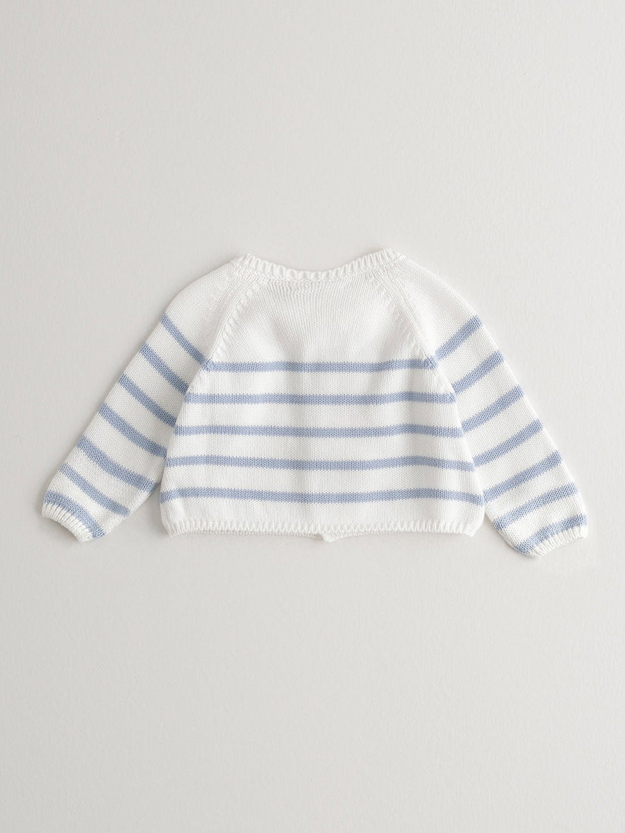 Baby Boy's Knitted Striped Cardigan - nanoshouston