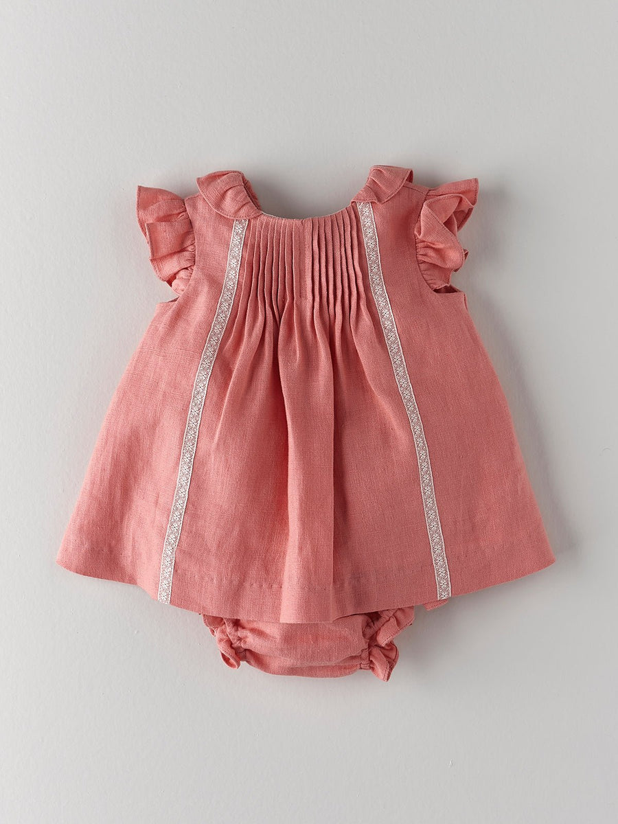 Baby Girl's Coral Dress - nanoshouston