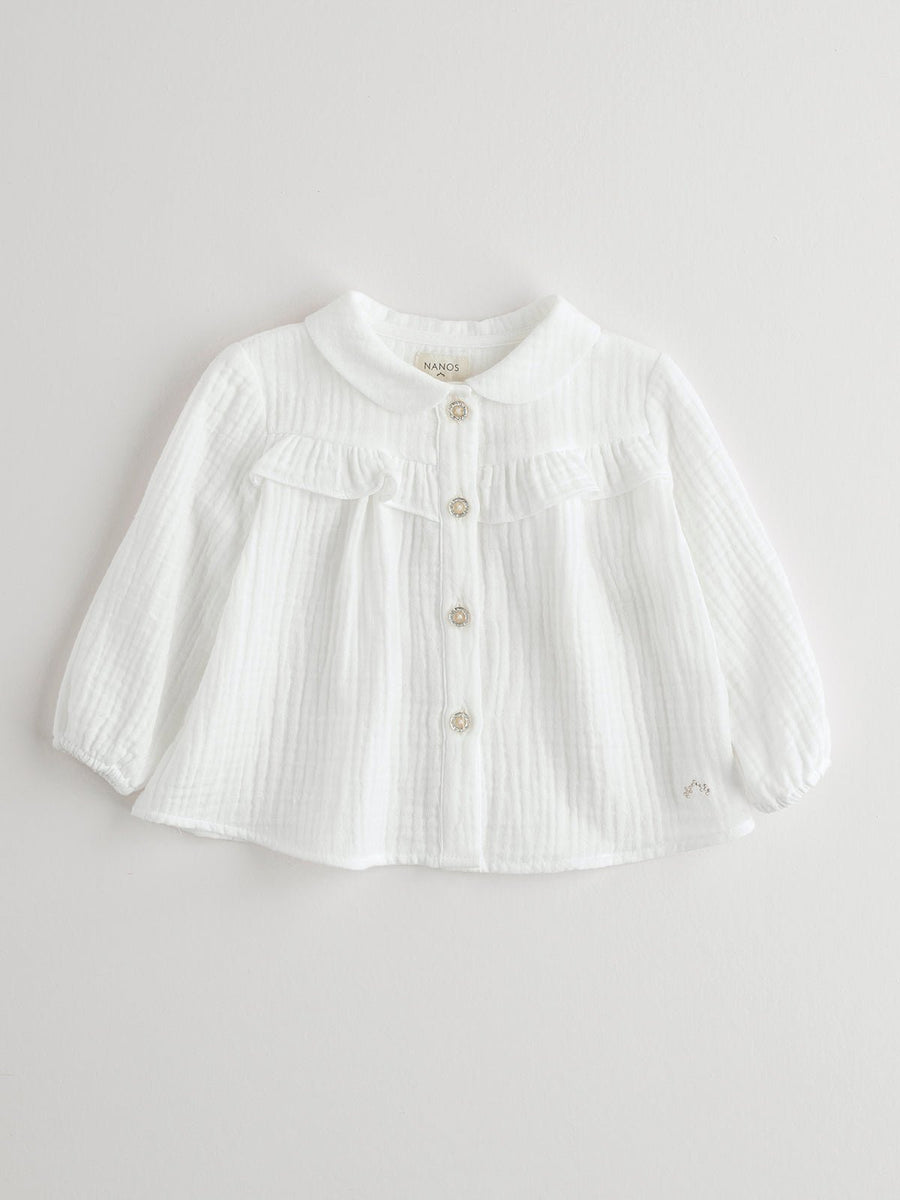 Baby Girl's Long Sleeve Shirt - nanoshouston