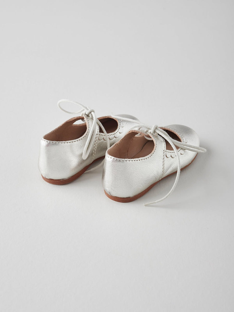 Baby Girl's Silver Shoes - nanoshouston