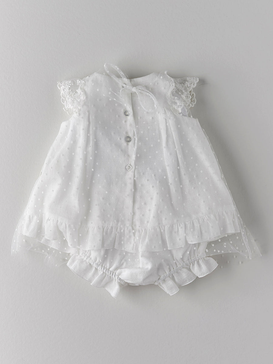 Baby Girl's White Dress - nanoshouston