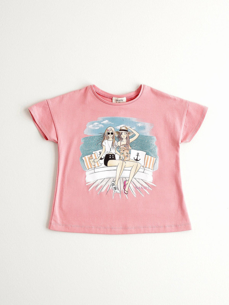 Girl's BFF Printed T-Shirt