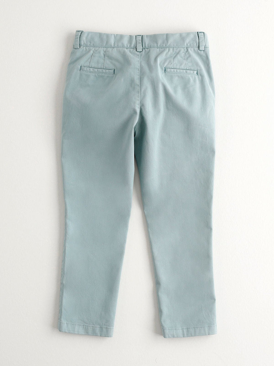 Boy's Green Chino Pants