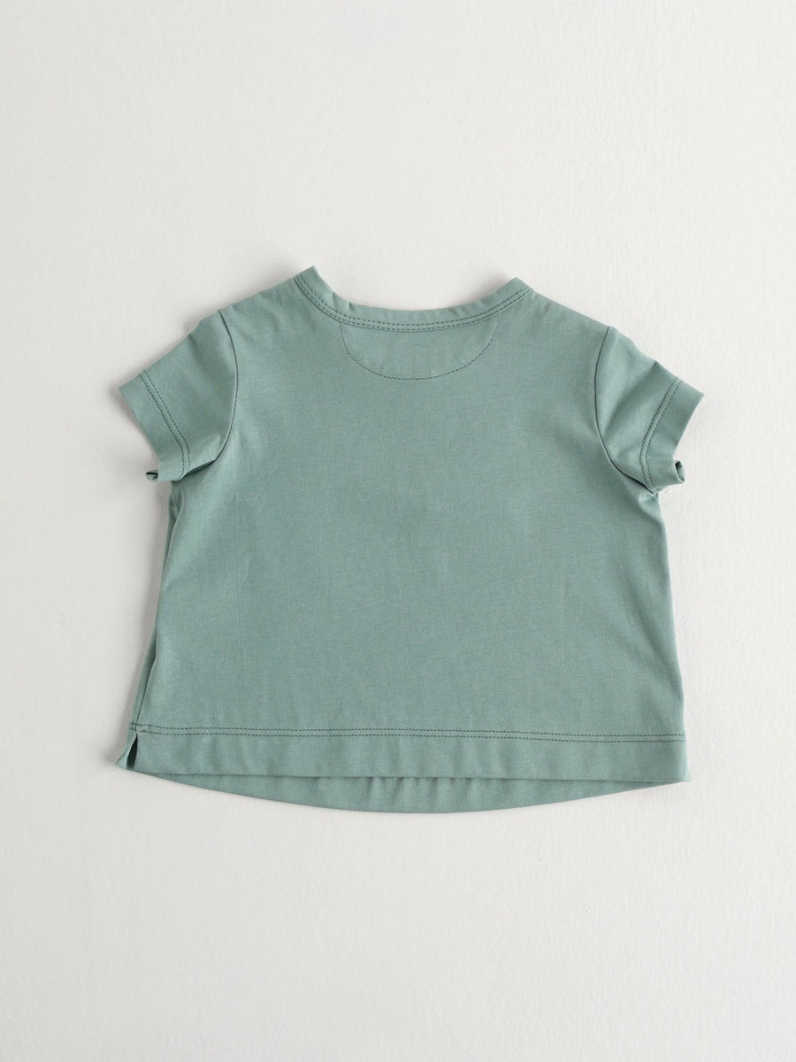 Baby Boy's Green Graphic T-Shirt