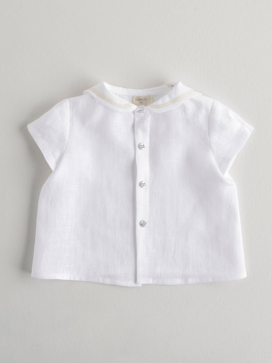 Baby Boy's Ivory Linen Shirt