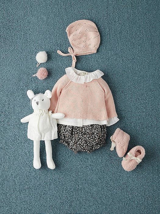 Pink Baby Bonnet - nanoshouston