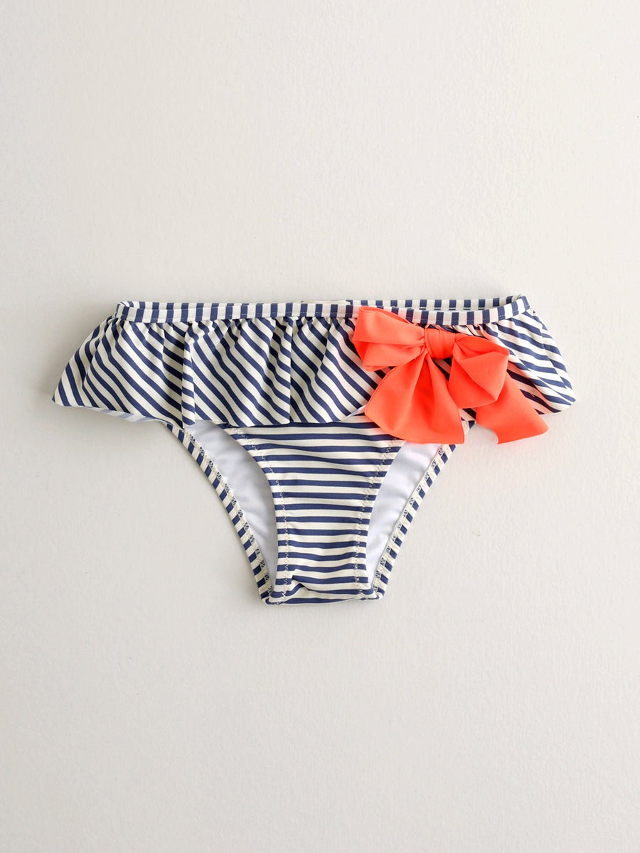 Girl's Striped Bikini Bottom