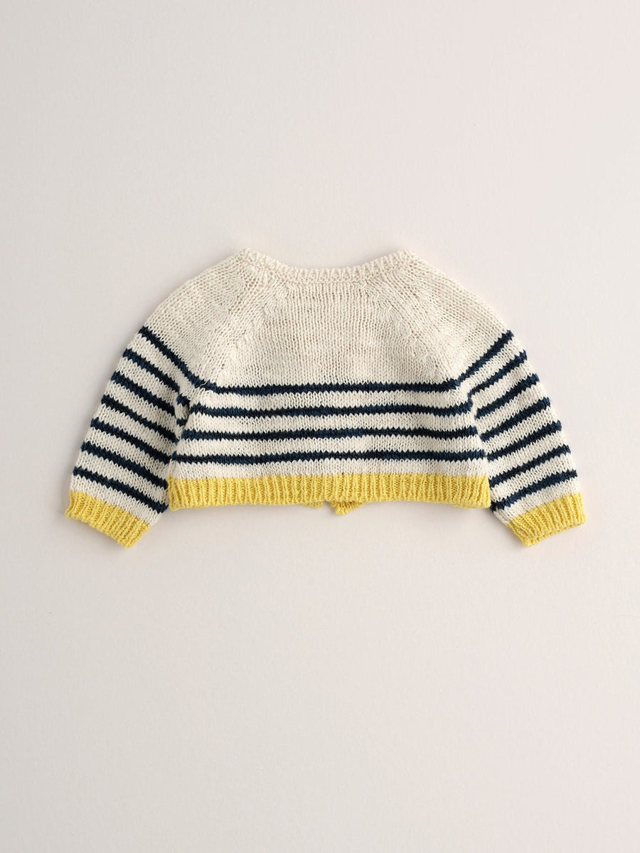 Boy's Striped Knitted Jacket