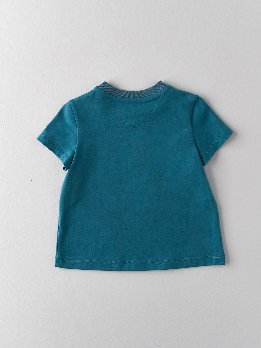 Turquoise Printed T-Shirt - nanoshouston